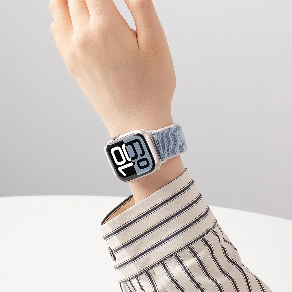 2026 Nylon Loop for Apple Watch Band 49mm 46mm 40mm 44mm 41mm 45mm 42mm Bracelet IWatch 12/11/10/9/8/7/6/5/4/SE/Ultra 4/3 Strap