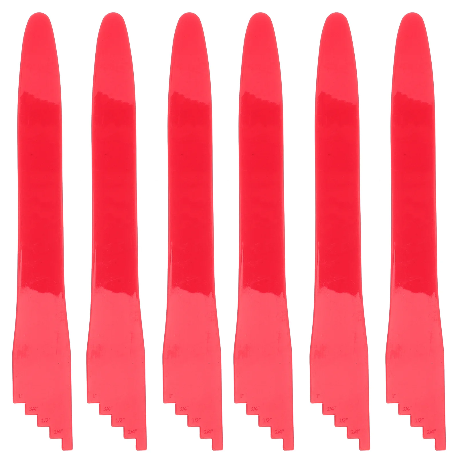 

6Pcs Canning Bubble Remover Strong Plastic Canning Tools Debubble Measuring Tool for Home Kitchen Food Preservation