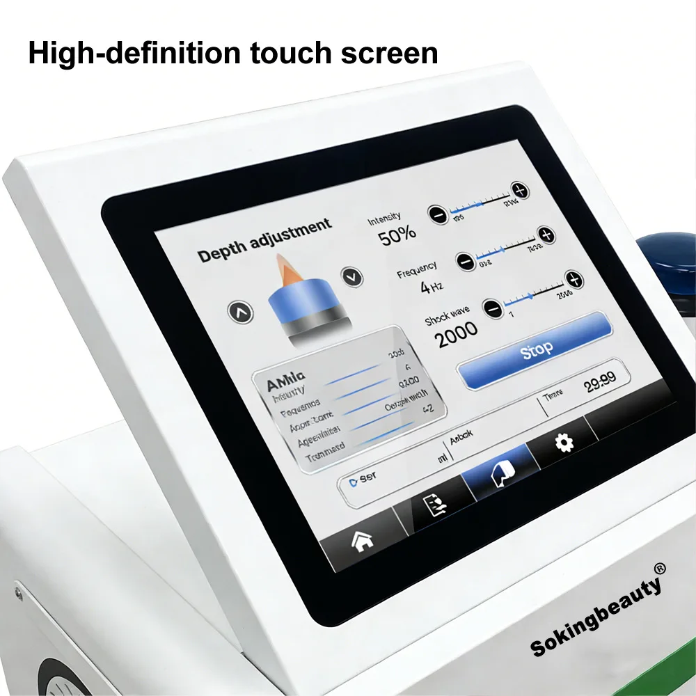 2026 Newest Electromagnetic Focused Shockwave With Frequency 1 to 10hz for Pain Relief and Cell Regeneration