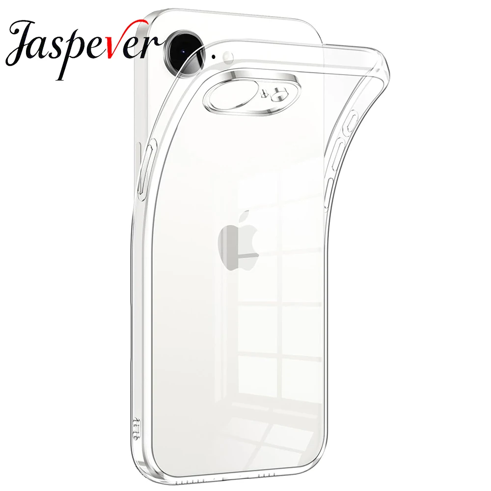 Funda iPhone16e ultrafina de silicona suave contraportada para iPhone 16E 2025 carcasa delgada transparente para Apple SE 4 SE4 TPU a prueba de golpes