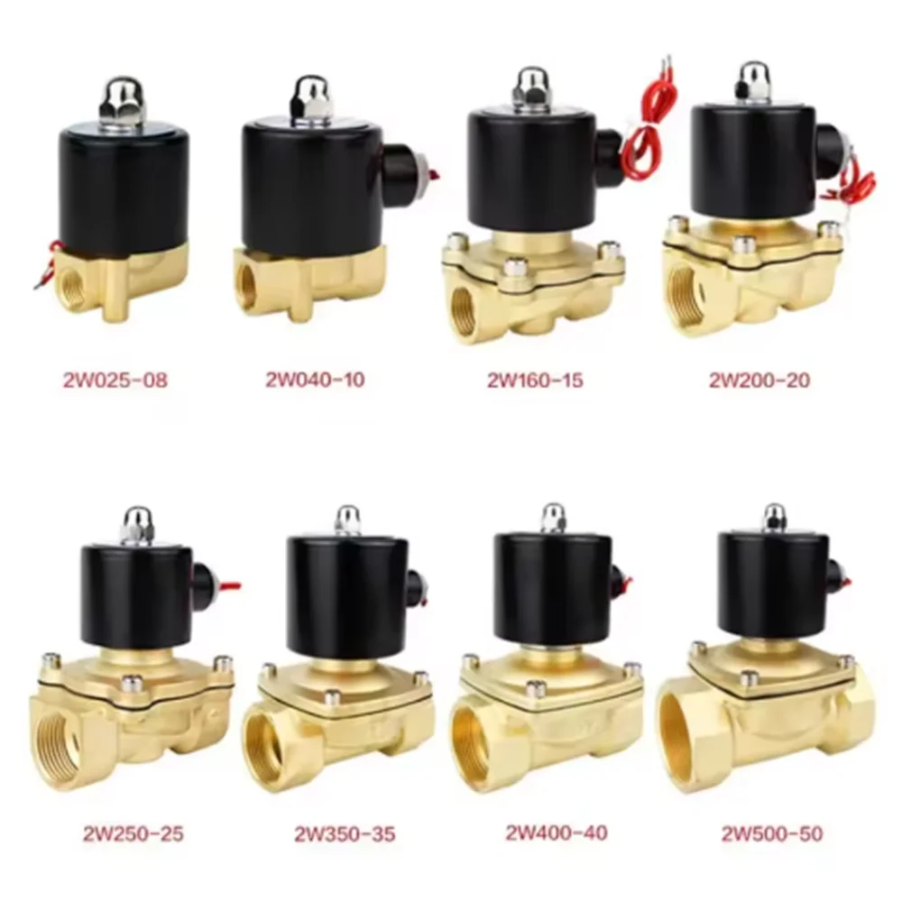 Stainless Steel 304 Water & Air Valve 2WB Solenoid Valve 1/2' 3/4' 1' 1.2' 1.5' 2' Sizes for HVAC Refrigeration System