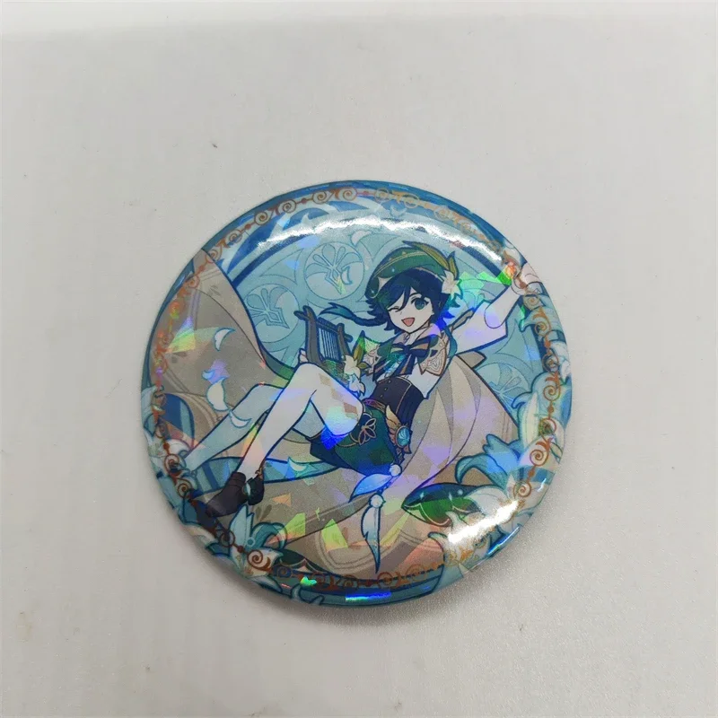 Broche de impacto de 58mm, figura de juego Wanderer Tighnari Cyno Kaedehara Kazuha Barbatos Windblume, accesorio de colección para Festival