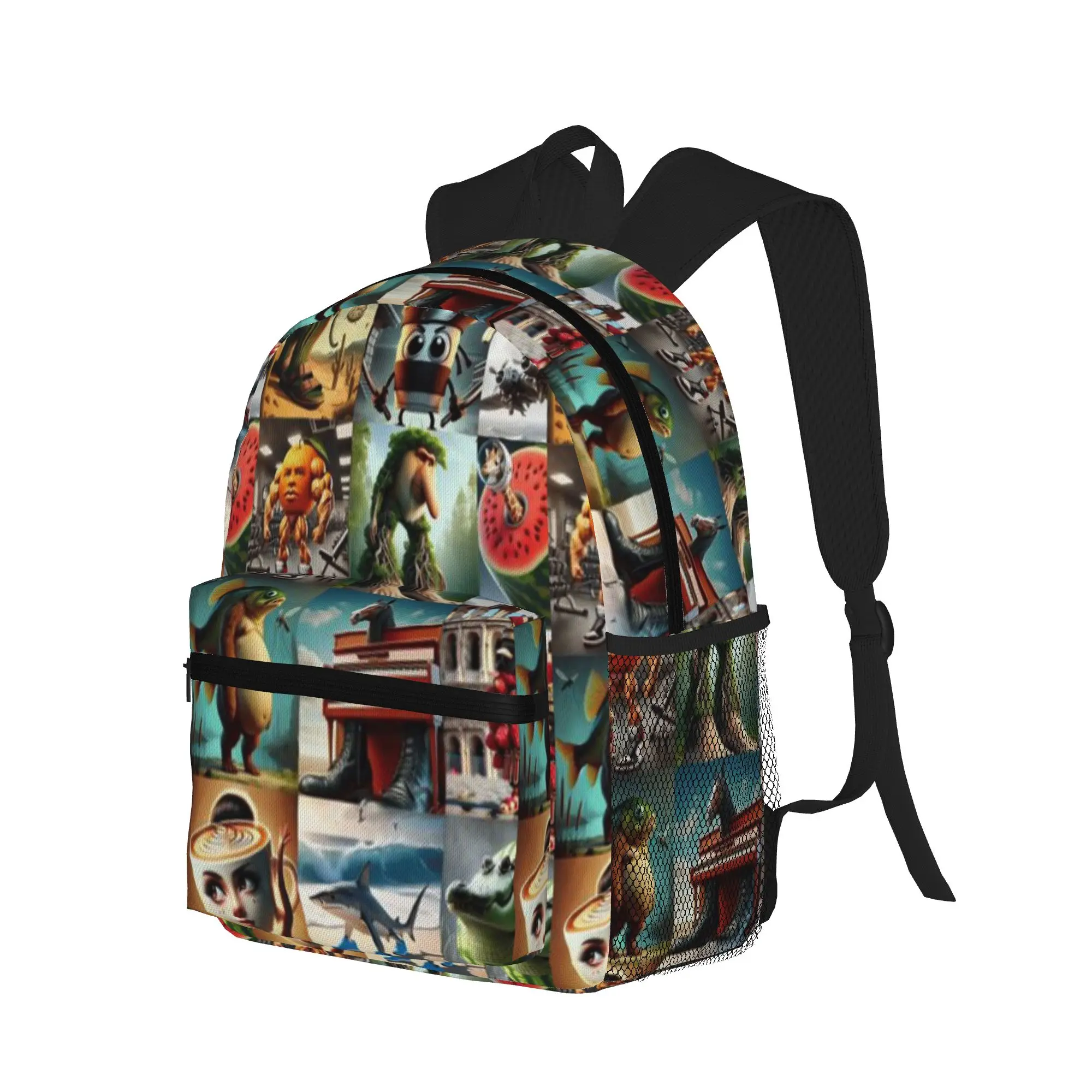 Italian Brainrot All-Stars Men Women Kids Girls Boys Unisex funny Meme  Casual Backpack for Students and Adults Bags for women