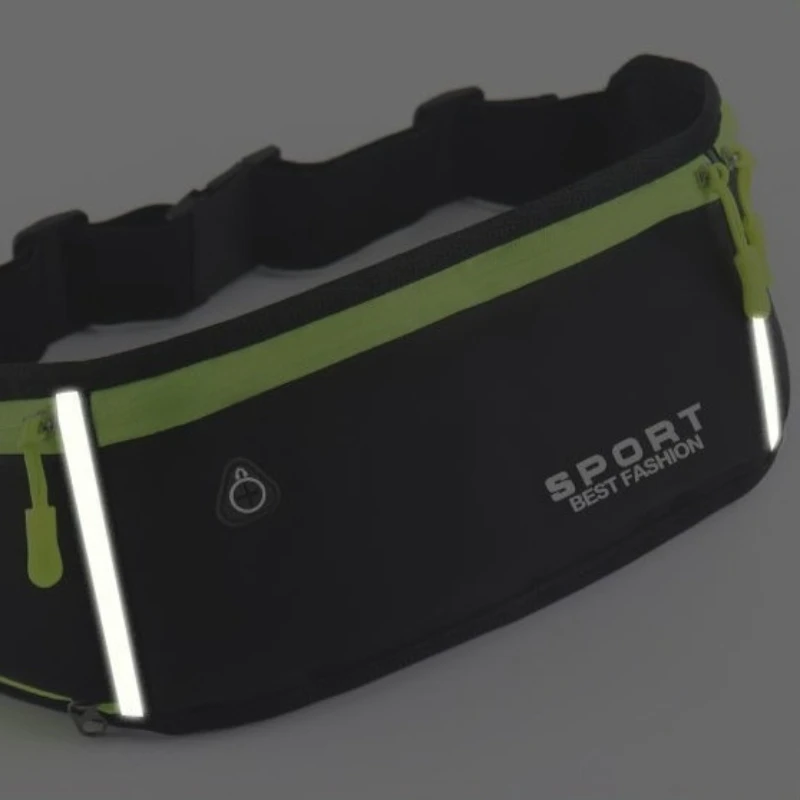 Bolsa de Cintura para Mulheres e Homens, Impermeável, para Corrida e Maratona, com Quatro Bolsos para Guardar Garrafas de Água