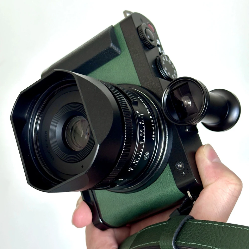 

Крышка объектива заменяет бленду объектива камеры для Sigma 45mmF2.8 90mmF2.8 24mmF3.5 DG DN металлическая ввинчивающаяся бленда для объектива аксессуары для фотосъемки