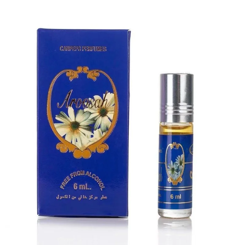 Arabian Deodorant Fragrance 6ml Plant Floral Essential Oil Roll-on Beads for Easy Carrying Deodorant