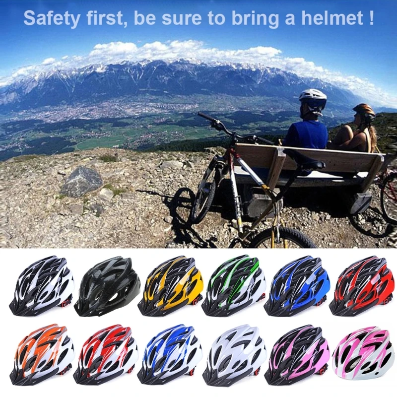 Lightweight Motorbike Helmet Road Bike Cycle Helmet Mens Women for Bike Riding Safety Adult