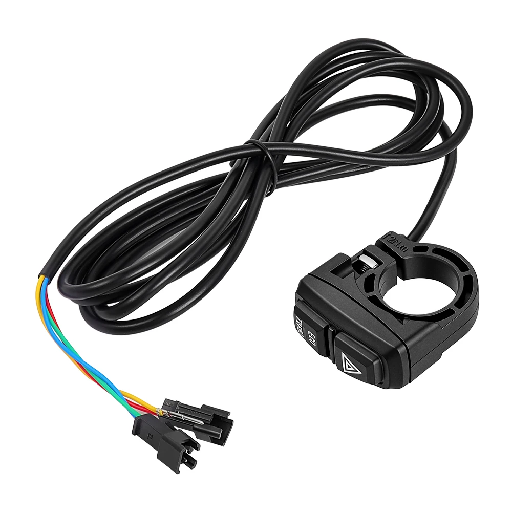 Interruptor Indicador de Advertencia de Doble Peligro, Botón de Advertencia Doble para Patinete Eléctrico Dualtron Togo ECO TURBO, Piezas de Repuesto