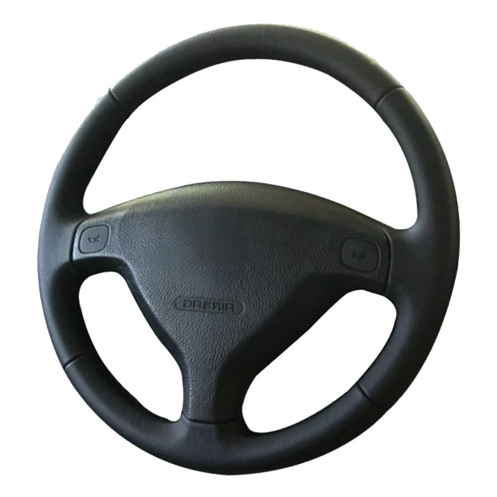 DIY Black Artificial Leather Car Products Steering Wheel Cover For Opel Zafira A 1999-2005 Buick Sail Opel Astra G H 1998-2007