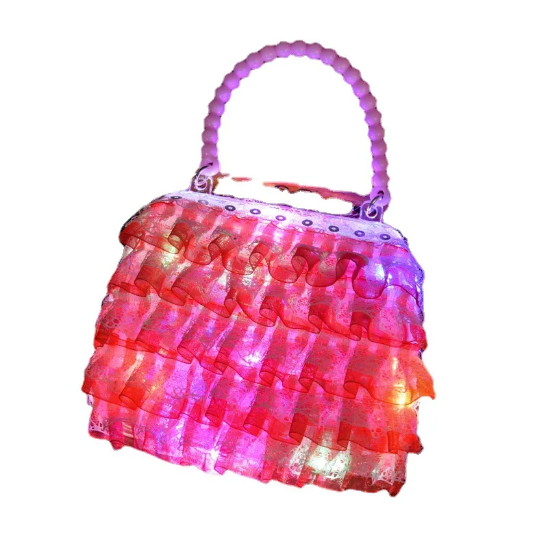 1PCS Girl Bag Night Fashion Creative Gadgets Flashing Luminous Toys Children Toy Gift