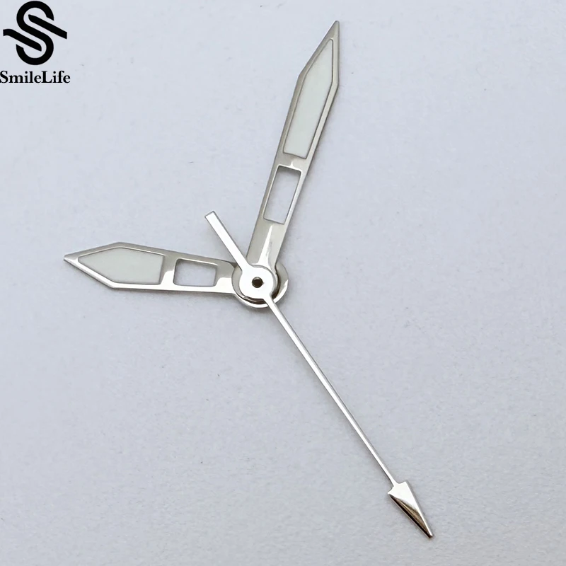 SmileLife ขัดเงินนาฬิกามือสีเขียวส่องสว่าง Fit ญี่ปุ่น NH35/NH35A อัตโนมัตินาฬิกาอุปกรณ์เสริมอะไหล่