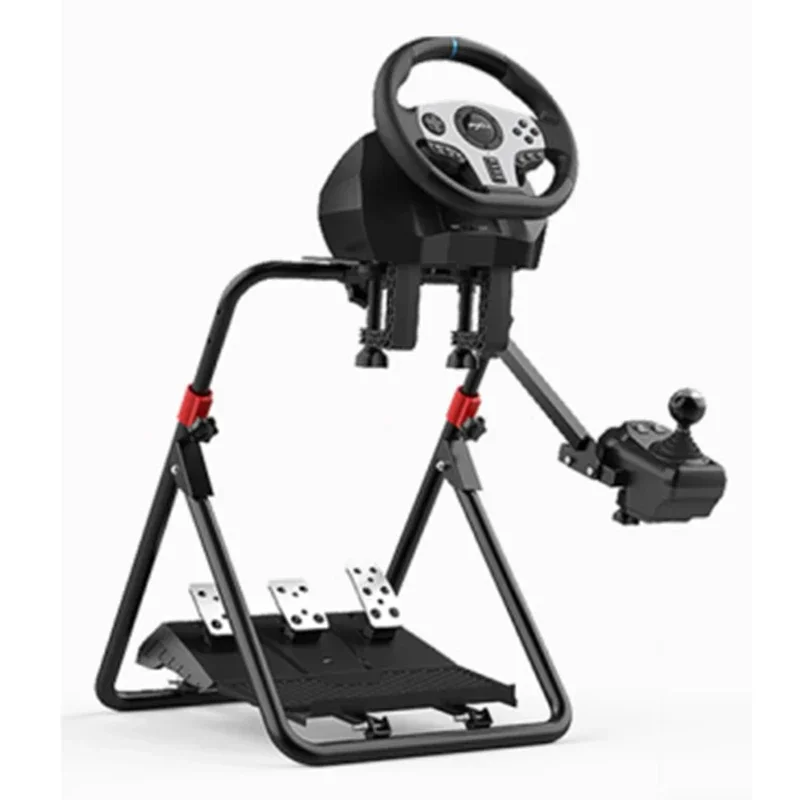 Play steering wheel bracket, gear lever bracket, H gear pedal, home computer pc racing simulation folding bracket