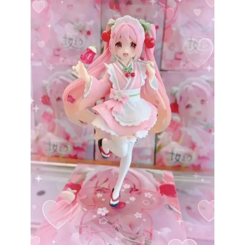オリジナル-タイトー-初音ミク-coreful-桜和風華-ver-メイドフィギュアアニメ置物モデル-gk-グッズおもちゃかわいいギフト