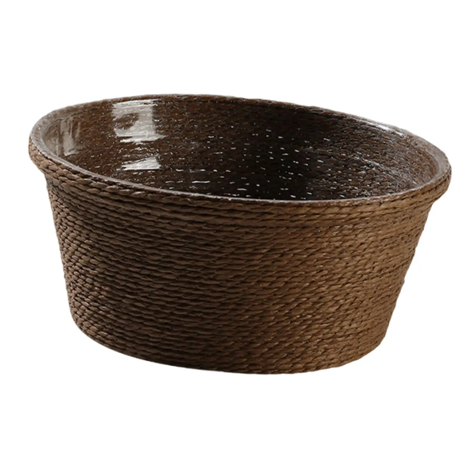 Decorative Flower Basket Paper Rope Planter Indoor Outdoor Plant Pot for Living Room Balcony Office
