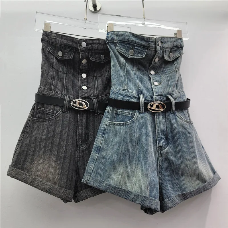 فستان الدنيم 2025: يتميز بتصميم فليرتي مكشوف الأكتاف وقميص مشد. مظهر متعدد الاستخدامات معزز للشباب. #2