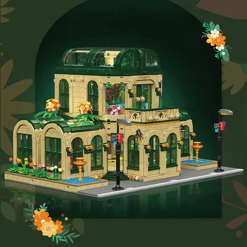 Dome Zoo Educational Building Blocks Assembly Toy for Ages 14+ Desktop Display Gift Birthday Present