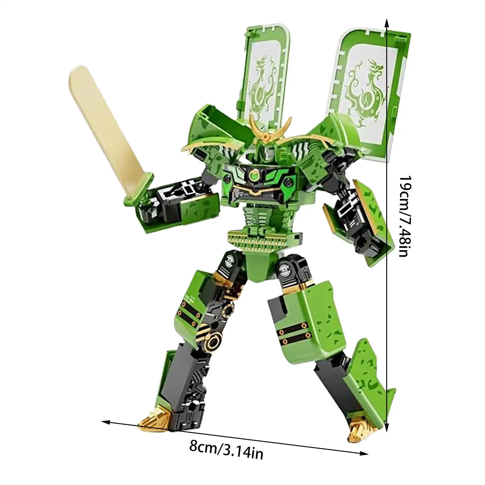 Juguete transformador de helado, figura para niños pequeños, modelo de Robot, figura de acción para niños, niñas, coleccionistas, juego interior y exterior, cumpleaños