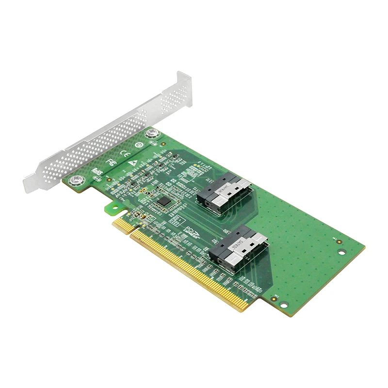 

Xinmonda PCIe4.0 x4x8x16 to SlimSAS SFF8654 Adapter XIC PE4165 for Motherboards Support