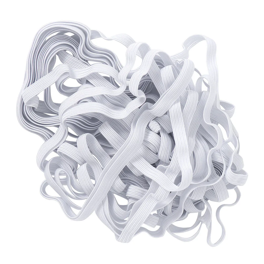 1 rolo 20m roupa interior elástico diy ampla corda elástica para acessórios de costura de vestuário alta elasticidade elástico cintura cabo