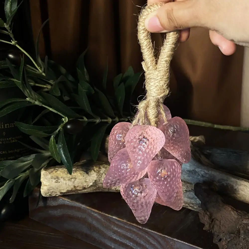 

Мыло в форме клубники, кристалл, прозрачное мыло для ванной комнаты, ароматный подвесной декор, аромат клубники, милый свадебный сувенир, подарок