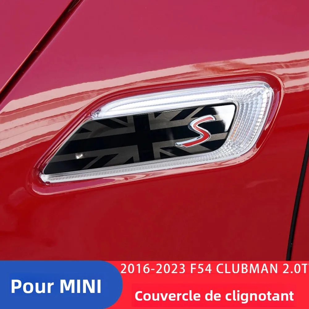 Autocollant de garde-boue latéral avant de voiture, couvercle de feu de clignotant, accessoires pour MINI COOPER S Clubman F54 2015 – 2023 Clubman