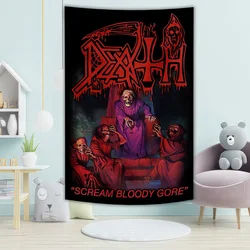 60x90cm Winkel alte Todesfälle mental Rock Band Polyester gedruckt Geschenk Banner nach Hause oder im Freien für Dekoration Wandteppich