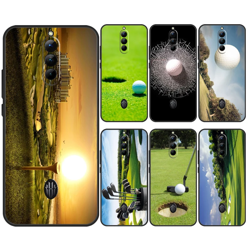 Sport Golf Ball Course Field Case For ZTE Nubia Red Magic 8 8S 9 Pro Plus Red Magic 6 7 6S 7S Pro 5G 5S 6R Back Cover