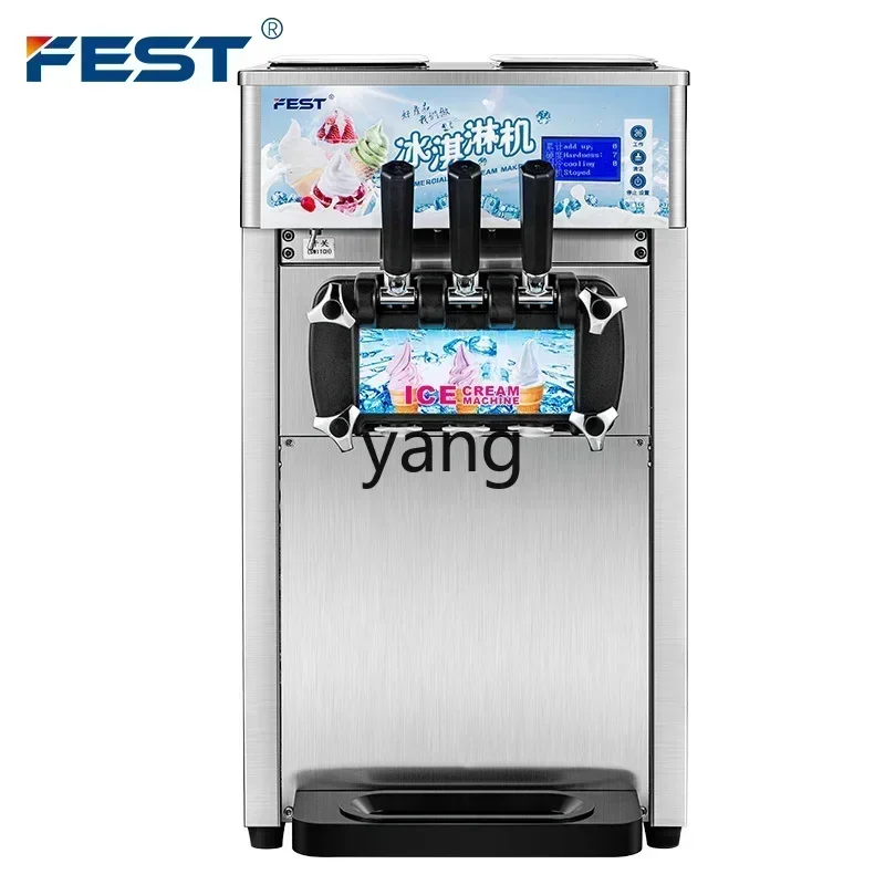 

CX Desktop three-color ice cream machine Commercial automatic ice cream cone machine Sundae machine