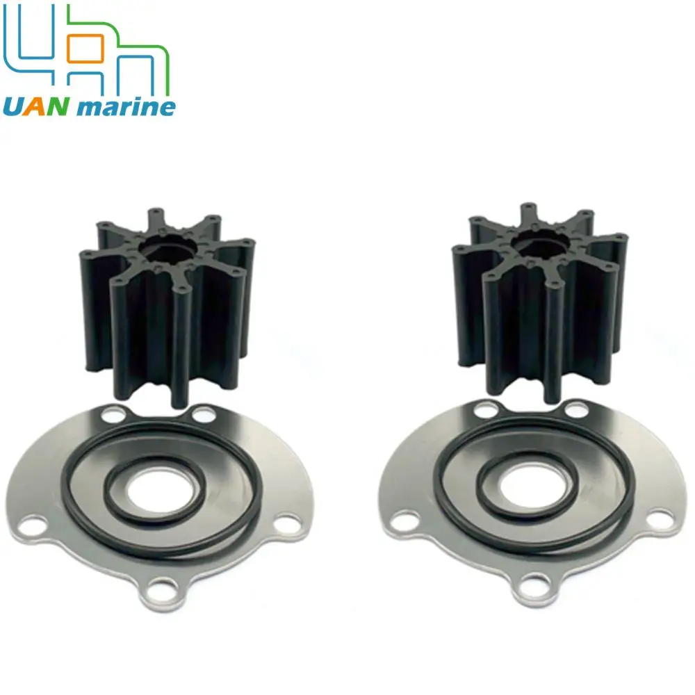 2 PCS Sea Water Pump Impeller For Mercruiser Sterndrives Bravo 1 2 3 47-59362Q01 47-59362T1 47-59362 A1 18-3087 GLM 12084