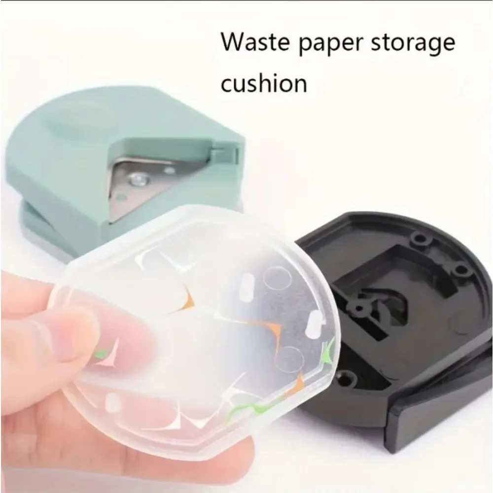 1 R4 rounded corner punch tool for laminated cards, jams, scrapbooks and DIY crafts - 4mm manual paper cutter -