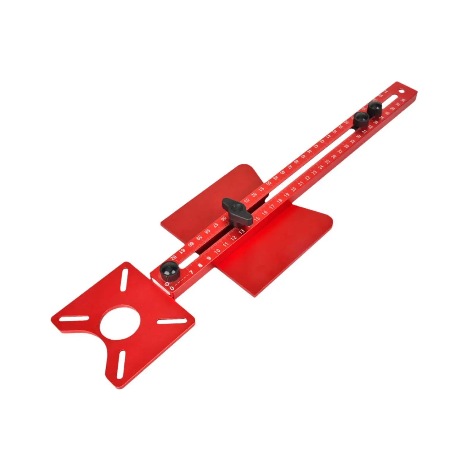 Router Milling Groove Bracket Router Circle Cutting Jig Adjustable Aluminum Alloy Router Jig Tool Cabinet Hardware Jig