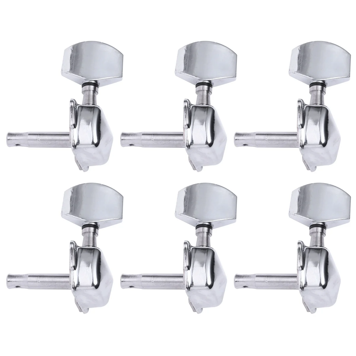 

6 Pcs Guitar Tuners Clip Enclosed Locking Pegs Tuning Keys Machine Heads Wooden