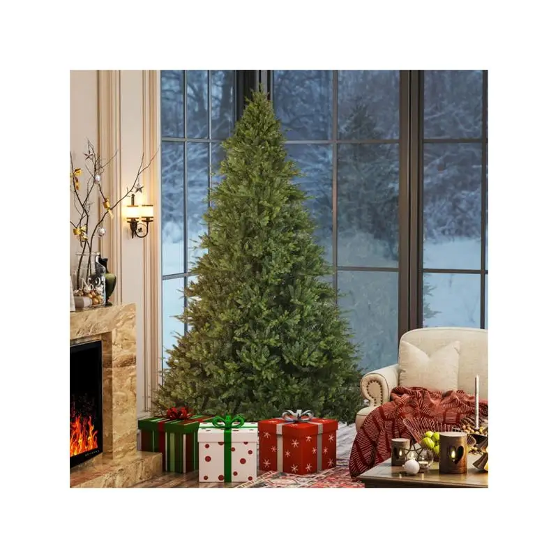 

Рождественская елка 12 футов — идеальный праздничный декор для дома или офиса, предварительная подсветка и простая сборка