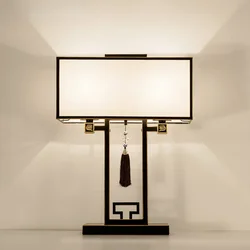 New Chinese Desk Floor Lamp Chinoiserie Style Sitting Room Sofa Side Vertical Lamp Warm Creative Study Bedroom Bedside Lamp