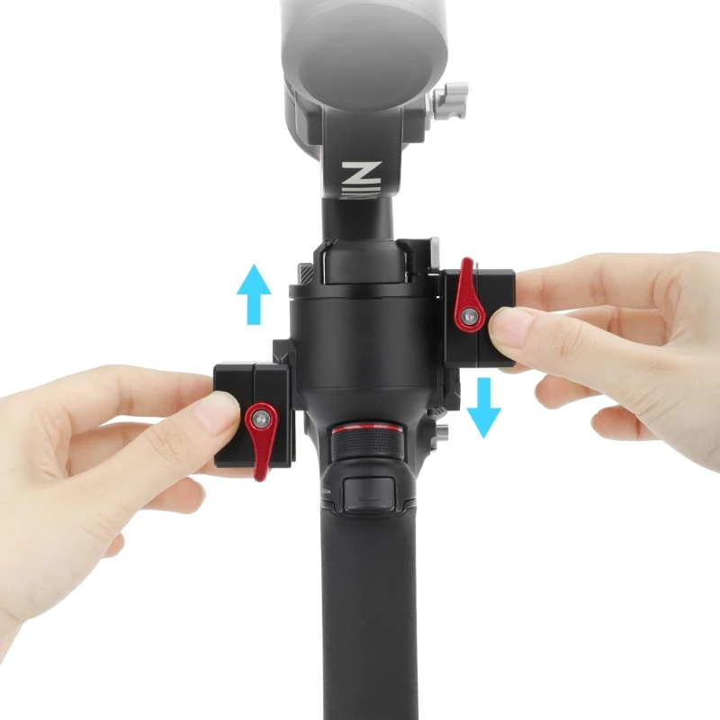 RO-HC522 Mount Holder for Ronin RS3/RS3 PRO/RS2/RSC2 Handheld Stabilizer 1/4 Screw Hole Cold Shoe 3/8 Positioning Hole Drop Ship