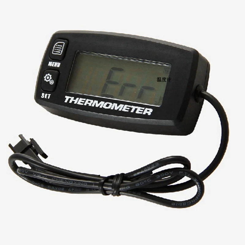 

2X Digital LCD Engine Temperature Gauge Over-Temperature Alert With Sensor RL-TS002 For Motorcycle Dirtbike ATV