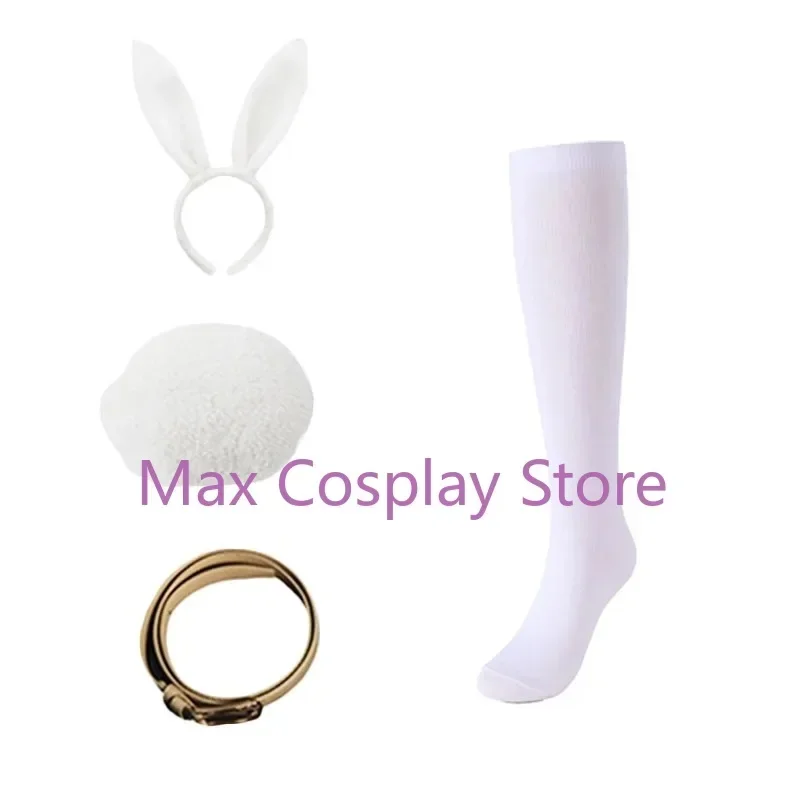 Unisex Anime Cos BEASTARS Haru Rabbit Short Sleeve Cosplay Costumes Halloween Christmas Party Sets Uniform Suits Custom Size view 5