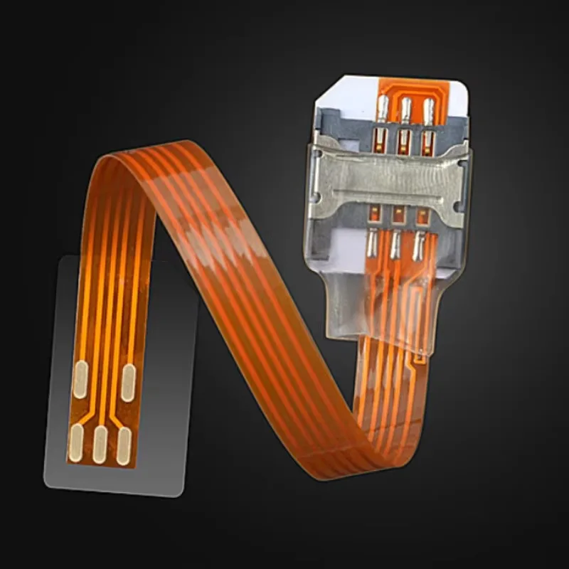 SIM Card Positive Extension Cord Converter Adapter Transparent Smartphone Sim Card Holder Open Device for Old Andriod Phone 2025