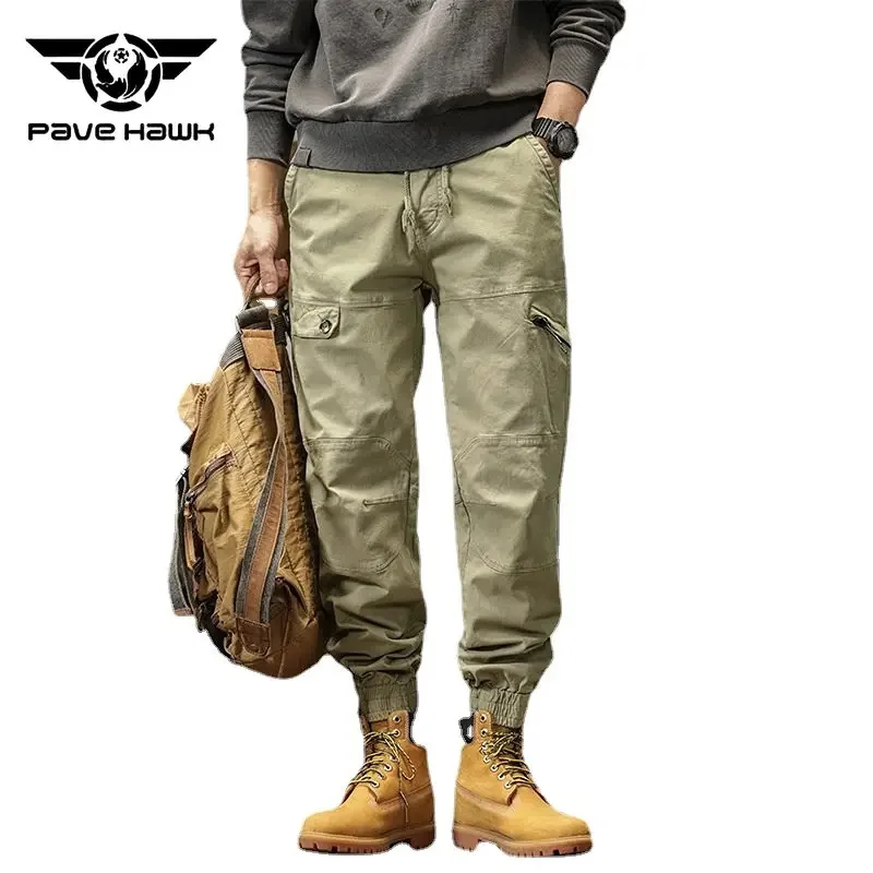 

Men Cargo Pants New Tactical Multi-pocket Pantalones Hombre Outdoor Hiking Camping Mountaineering Pant Wear-resistant