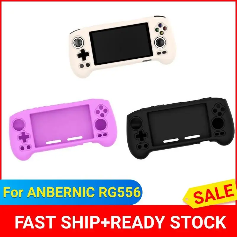 For ANBERNIC RG556 Silicone Protective Case Handheld Game Console Protective Shell