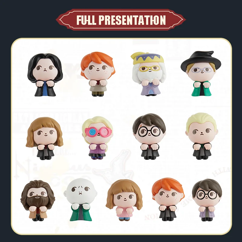 Miniso Authentic Mini Bean Harry Potter Party Capsule Blind Box Pudełko z dwóch komputerowych wisiorków Tajemnicze pudełko Prezent dla dzieci