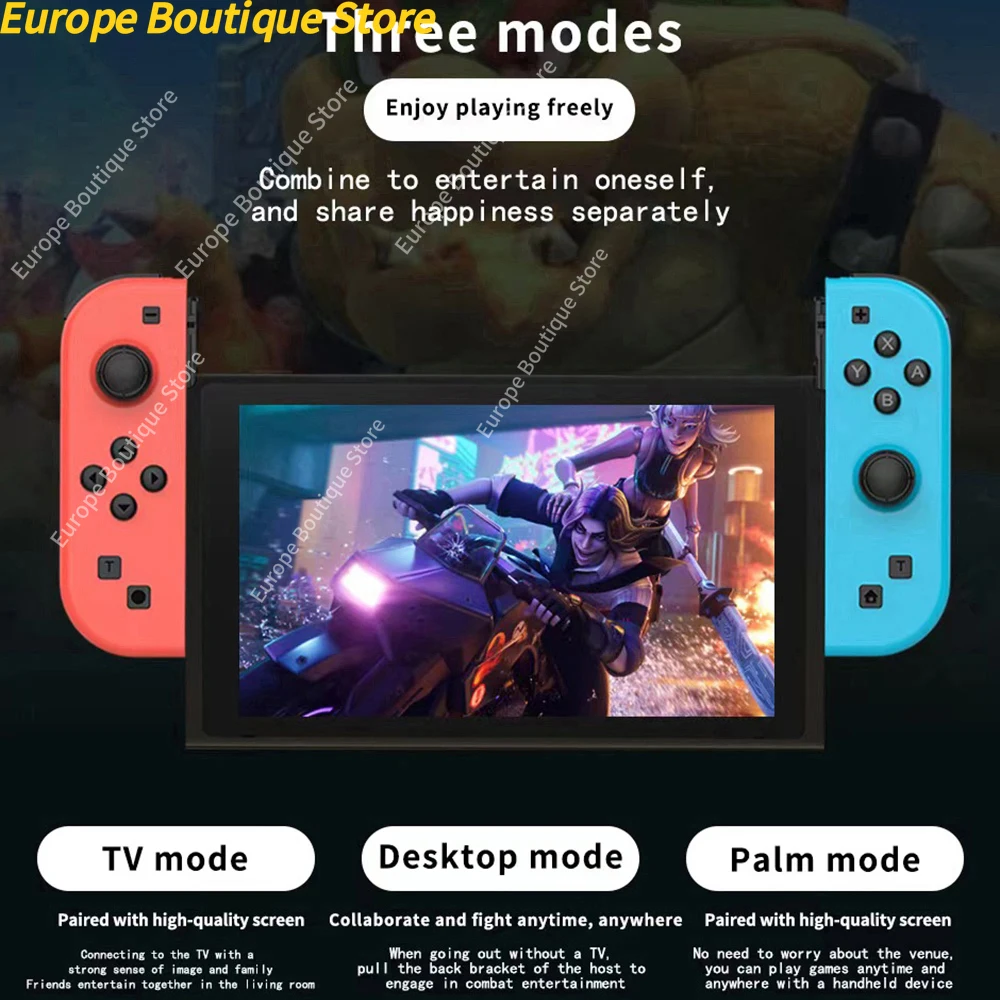 وحدة تحكم Joycons الملونة لجهاز نينتندو سويتش جوي باد عصا تحكم ثلاثية الأبعاد لوحة ألعاب لاسلكية مزدوجة الاهتزاز وحدة تحكم ألعاب الفيديو