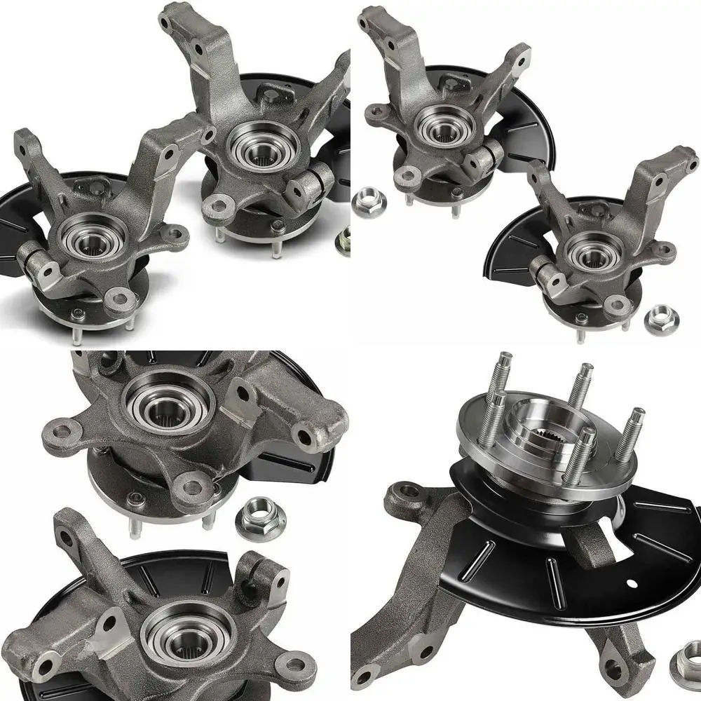 

2 шт. передний левый и правый кулак рулевого управления и ступица подшипника колеса в сборе, совместимый с Ford Escape 2005-2012, для Mazda Tr