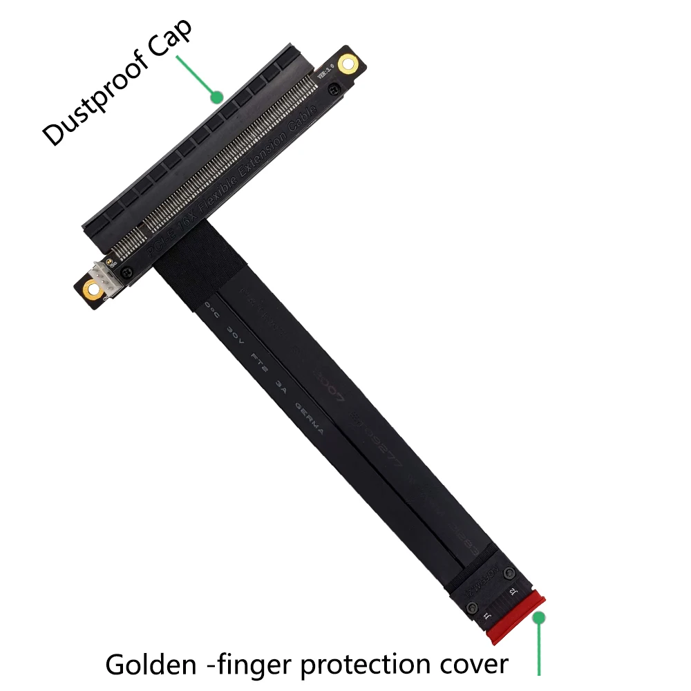 Graphics Extension Cable NVME M.2 to x16 PCIE Riser M2 to PCI Express Adapter Cable 20cm Full Speed For Bitcoin Miner Mining BTC image 3