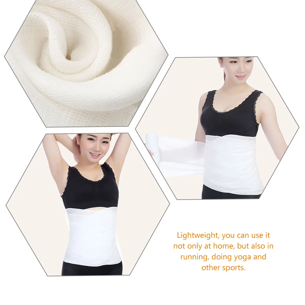 2 لفات قابلة للتعديل بعد الولادة البطن التفاف البطن الموثق الخصر دعم الانتعاش البطن التفاف الفرقة حزام وسط مرن النساء بعد #4