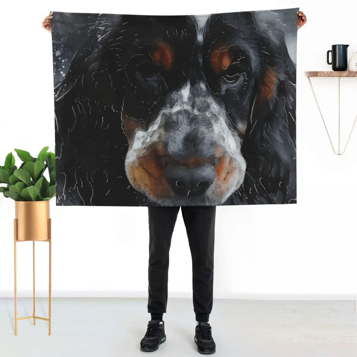 

Cocker Spaniel dog #dog #spaniel Throw Blanket Men's Soft Warm Throw Blanket for Couch