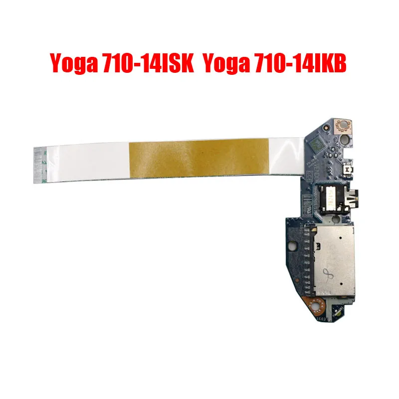 

Laptop USB IO Board For Lenovo For Ideapad Yoga 710-14ISK 710-14IKB 80TY 5C50L47442 LS-D471P With Cable New