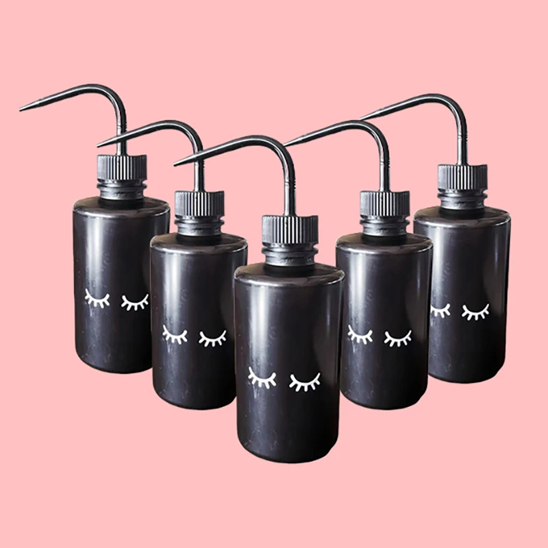 【250ml Water Squirt Bottle Safety Rinse Bottle Watering Tools Plastic Squeeze Washing Bottle For Eyelash Extension Tattoo】