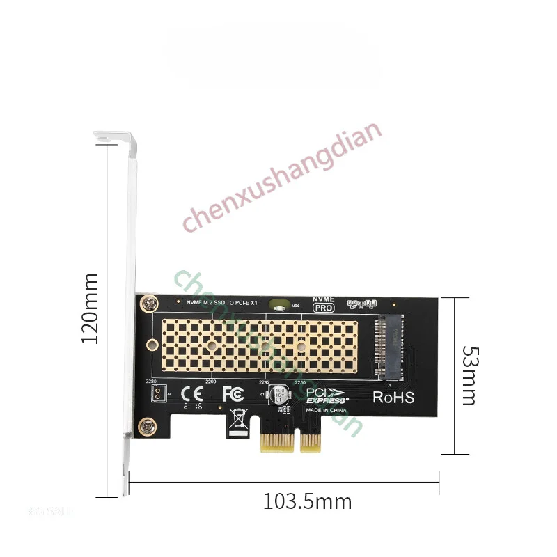 Pciex1からnvme拡張カード用、nvmeアダプターカードへの小さなスロット、m.2ソリッド
