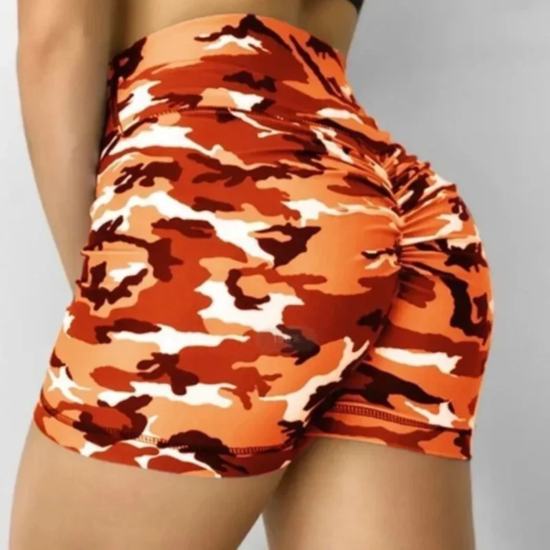 Military Enthusiast Pants Hjumping Camping Uniform Summer Thin Elastic Cotton Slim Fit Waist Women's Camouflage Sports Short